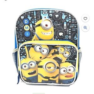 Minions Despicable Me mini backpack NWOT